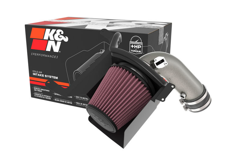 Ford E450 Performance Air Intake - K&N Engineering - 77 Metal Intake - `21-`22